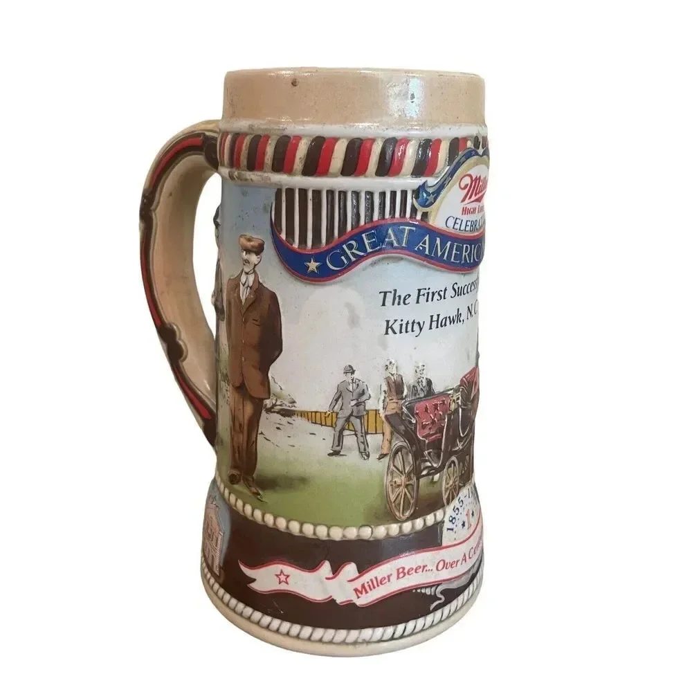 MILLER HIGH‎ LIFE GREAT AMERICAN 1ST SUCCESSFUL FLIGHT KITTY HAWK - PREOWNED